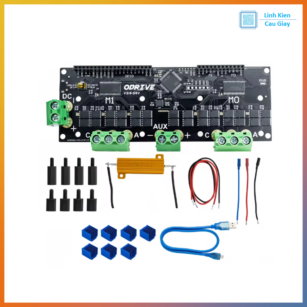 Module điều khiển động cơ không chổi than ODrive 3.6  FOC BLDC