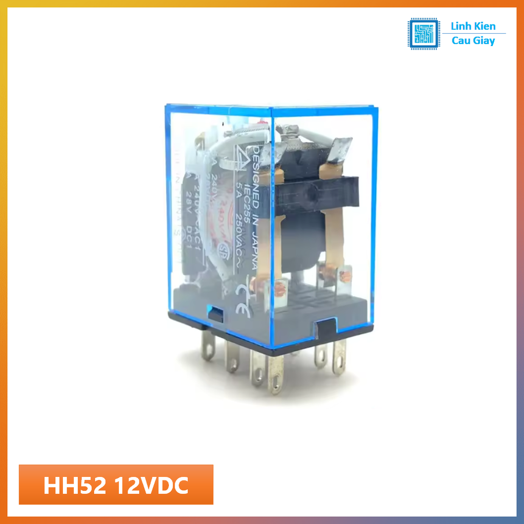 Relay trung gian HH52PL 8 Chân