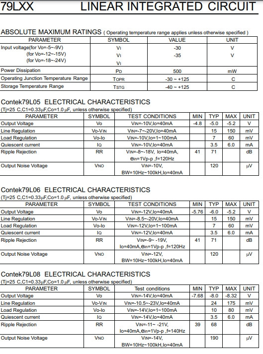 Linh kiện 79L05 TO92