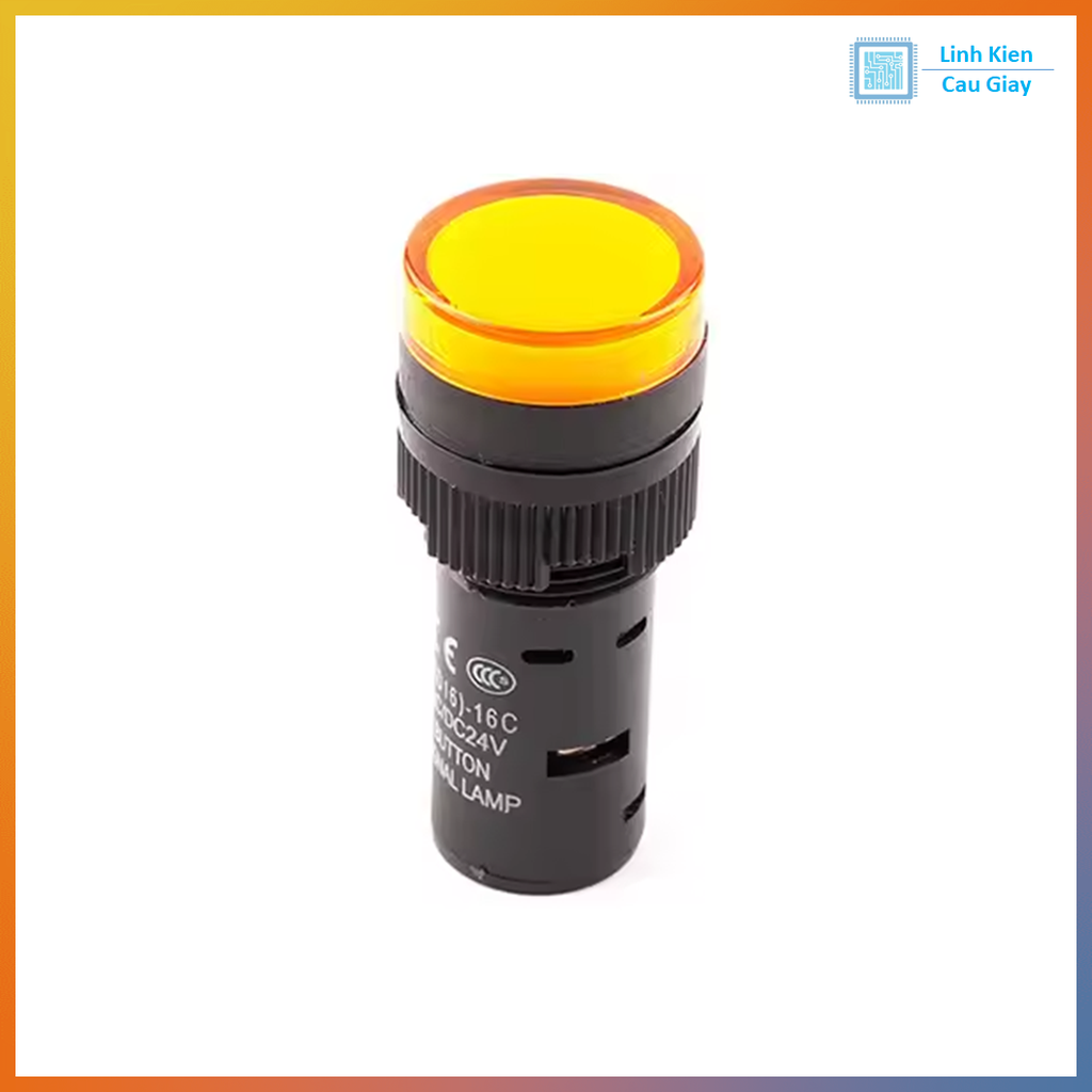 Đèn báo phi 22mm AD16 22D/S Điện áp 12V