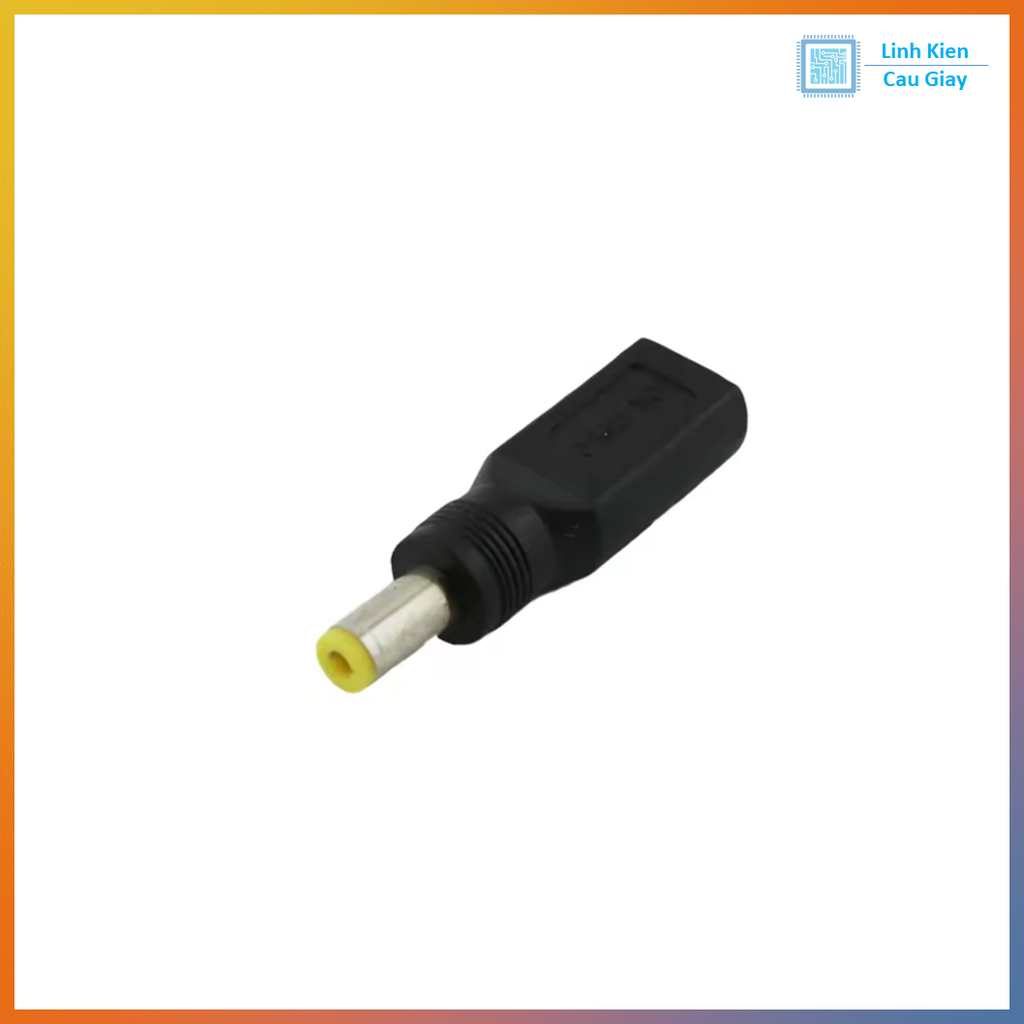 Đầu chuyển đổi USB Đực sang Jack DC5.5*2.5 Đực