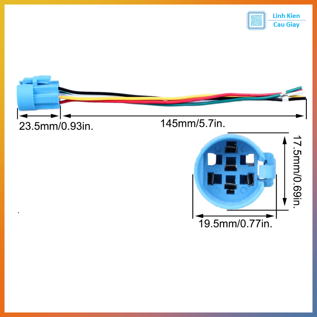 ĐẾ RA DÂY CÔNG TẮC KIM LOẠI 16MM