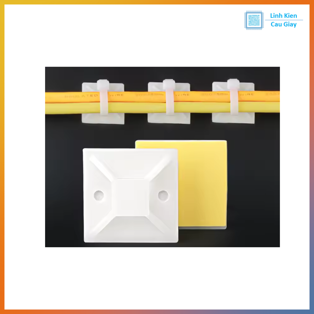 Miếng dán thít dây điện 3M kích thước nhiều loại (Giá 10c)