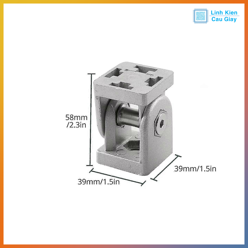 Bản lề nối góc nhôm 4040