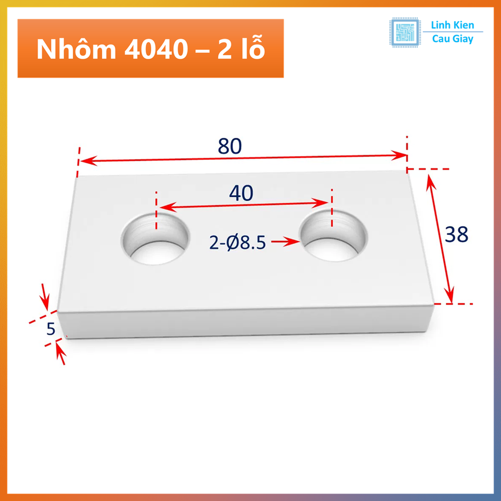 Bản mã nhôm định hình 2020, 3030, 4040