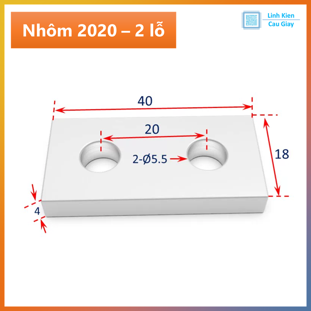 Bản mã nhôm định hình 2020, 3030, 4040