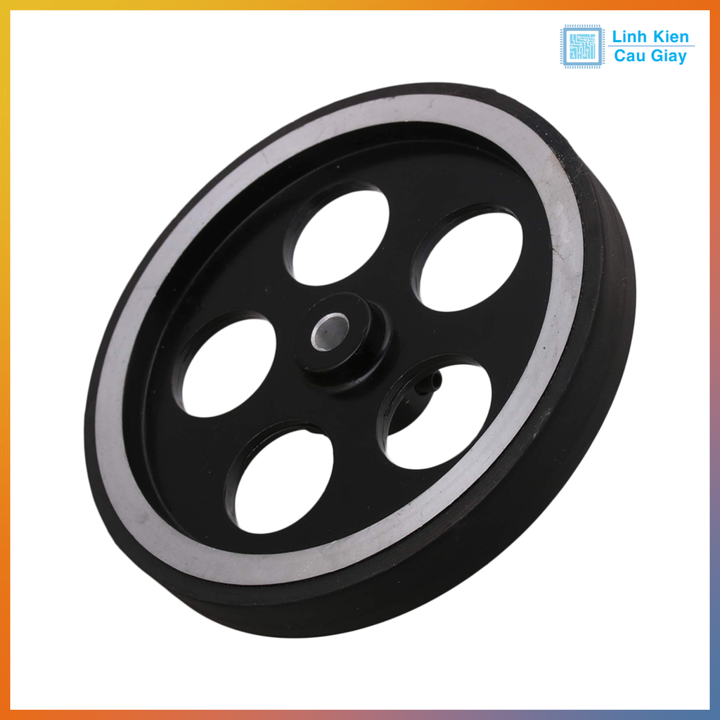 Bánh xe nhôm và Silicon cho bộ Encoder robocon