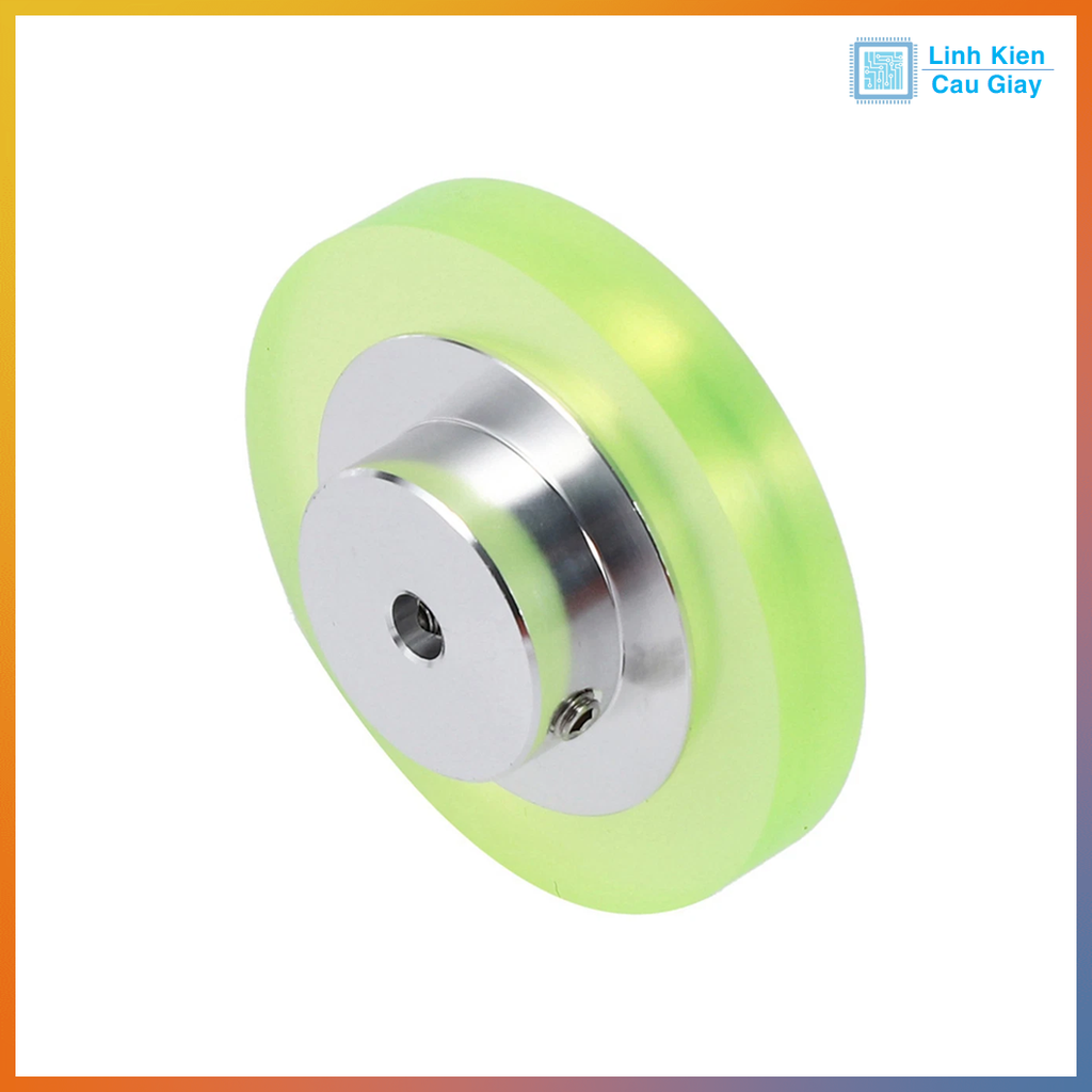 Bánh xe nhôm và Silicon cho bộ Encoder robocon