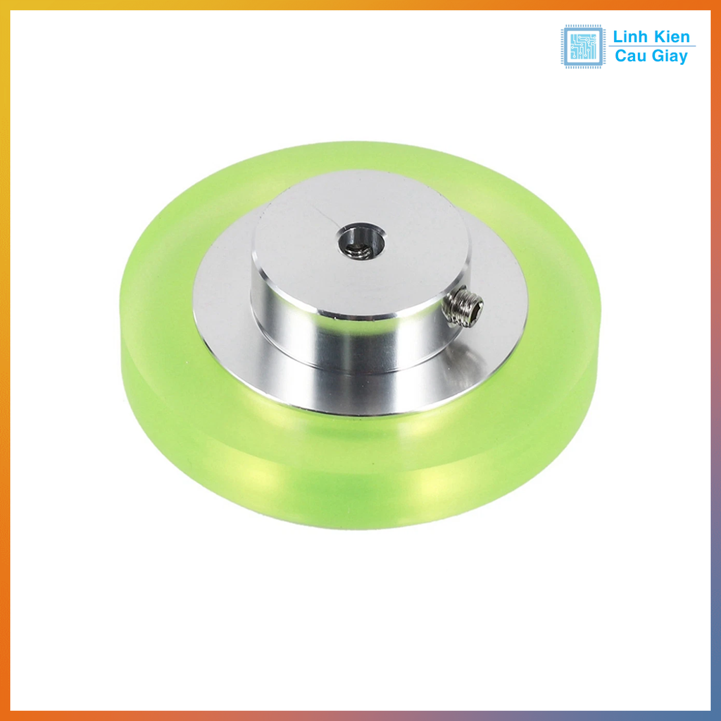 Bánh xe nhôm và Silicon cho bộ Encoder robocon