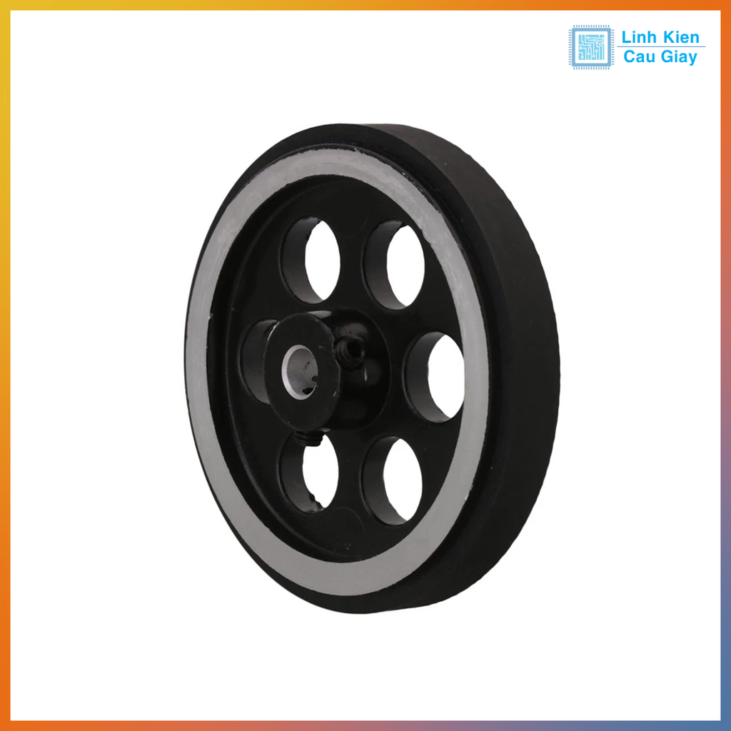 Bánh xe nhôm và Silicon cho bộ Encoder robocon