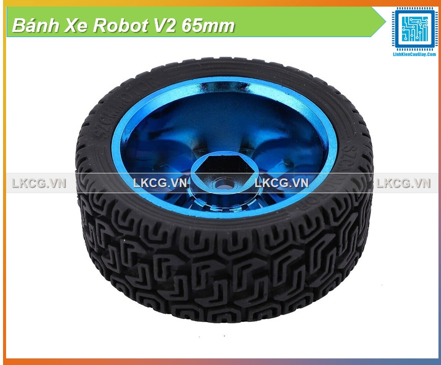 Bánh Xe Robot V2 65mm