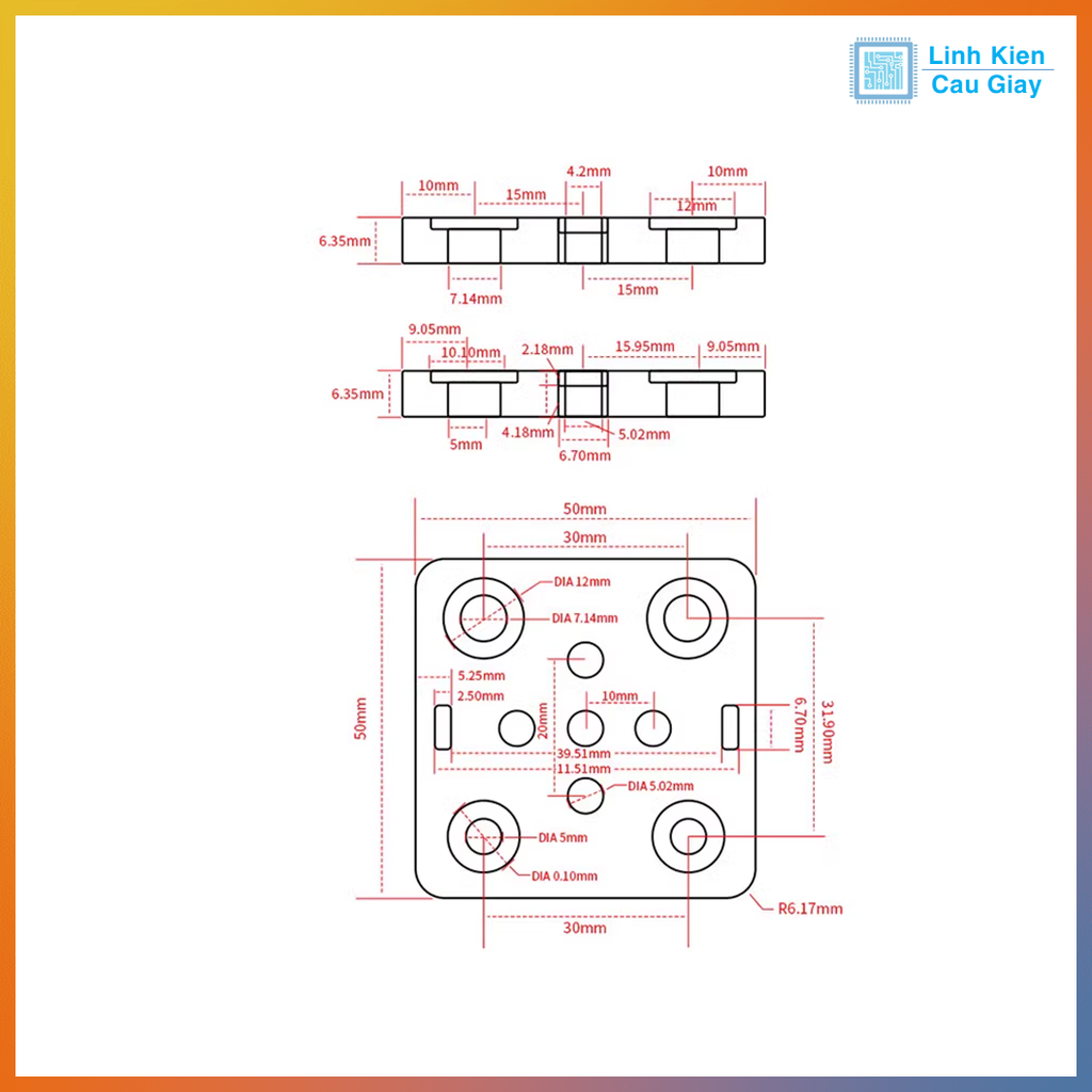 Block trượt Openbuilds V2 nhôm 2020, 2040 tiêu chuẩn EU