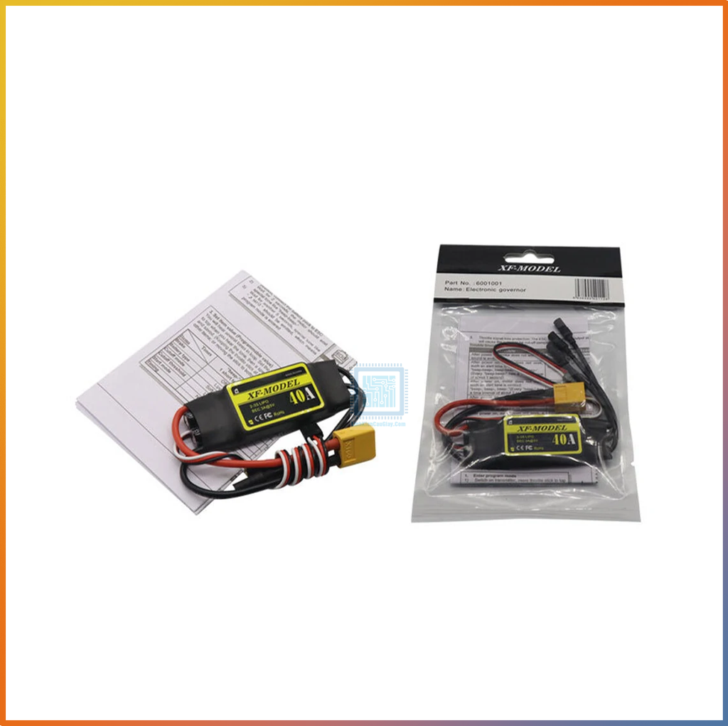 Bộ điều tốc ESC không chổi than 3 pha 40A lipo 2-3s