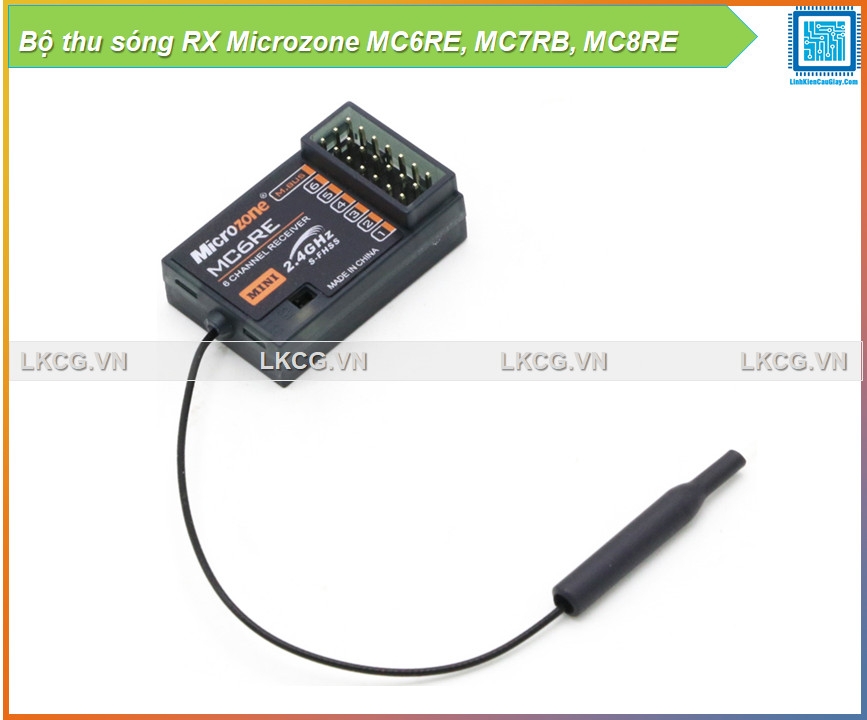 Bộ thu sóng RX Microzone MC6RE, MC7RE-V2, MC8RE-V2
