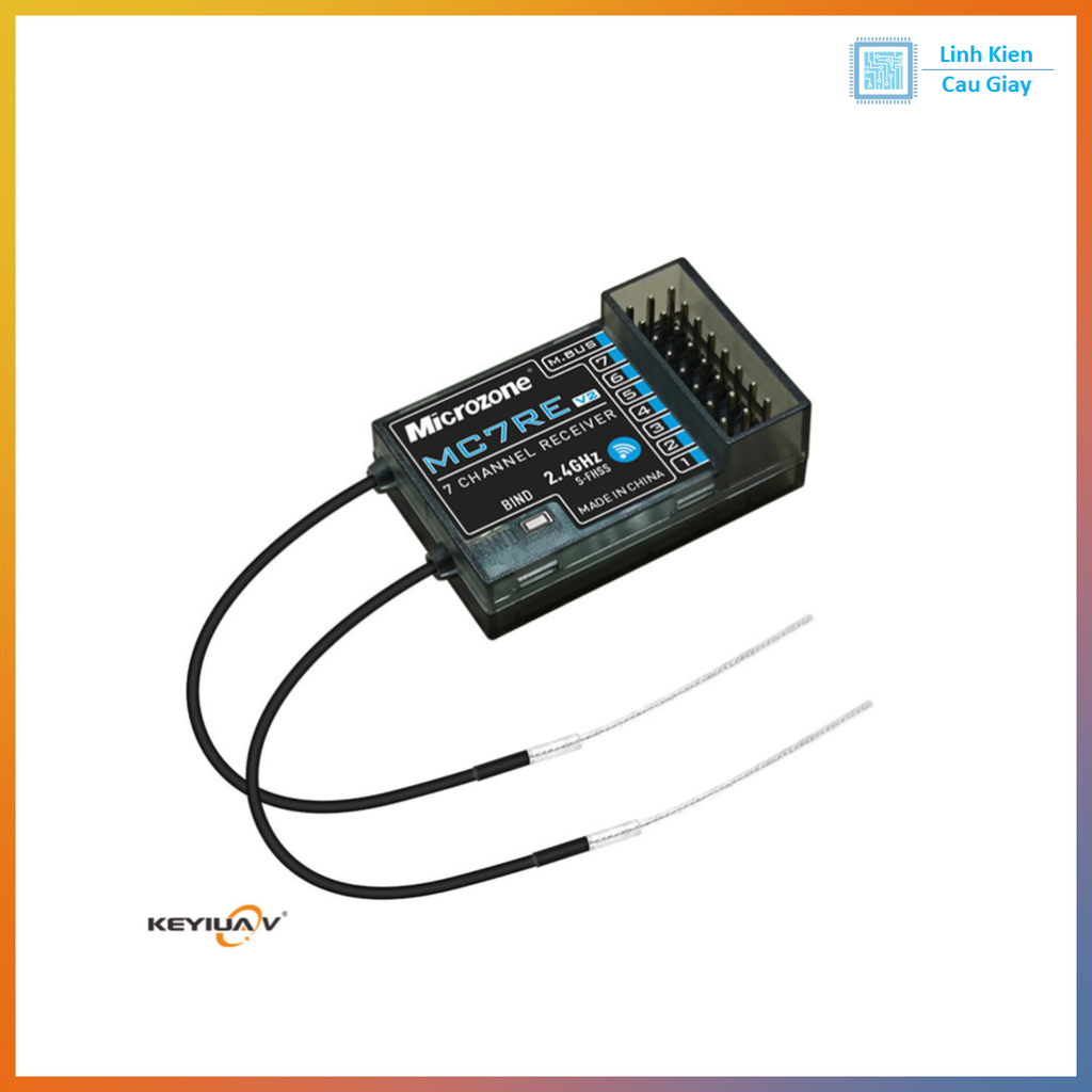 Bộ thu sóng RX Microzone MC6RE, MC7RE-V2, MC8RE-V2