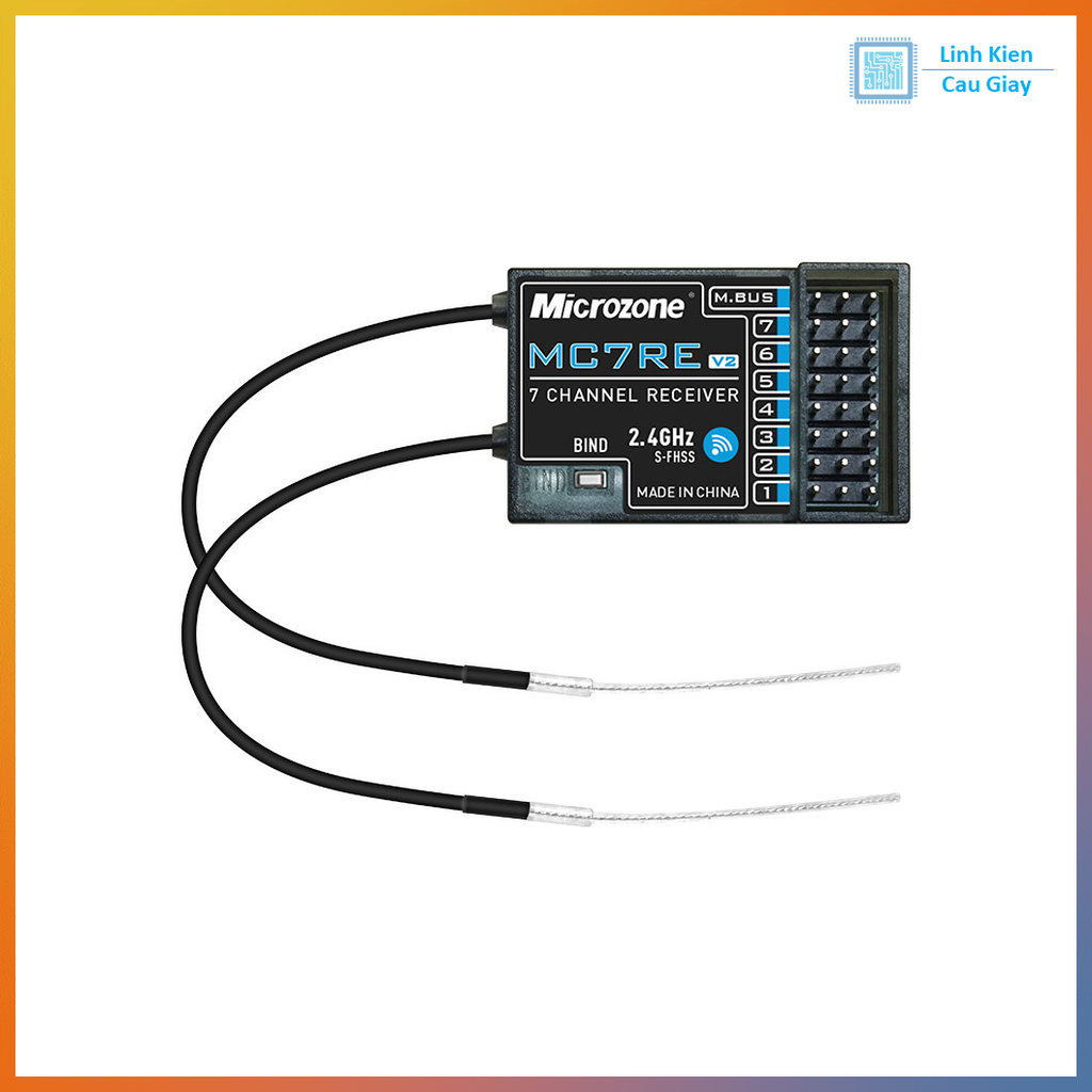 Bộ thu sóng RX Microzone MC6RE, MC7RE-V2, MC8RE-V2