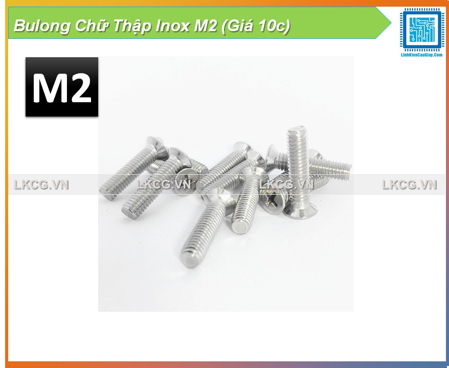 Bulong Chữ Thập Inox M2 (Giá 10c)