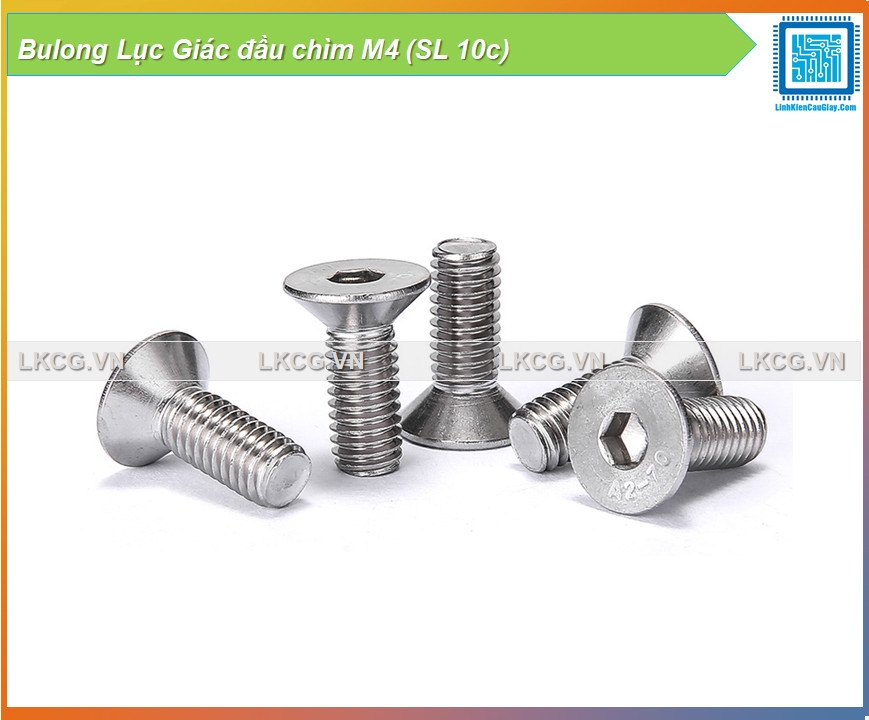 Bulong Lục Giác đầu chìm M4 (SL 10c)