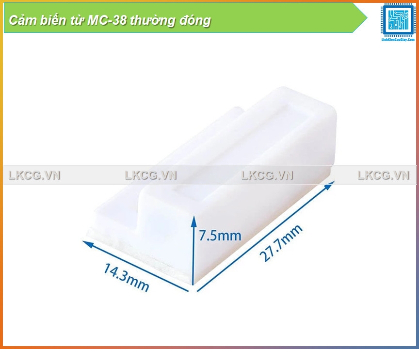 Cảm biến từ MC-38 thường đóng (cảm biến cửa sổ, báo động, báo trộm)