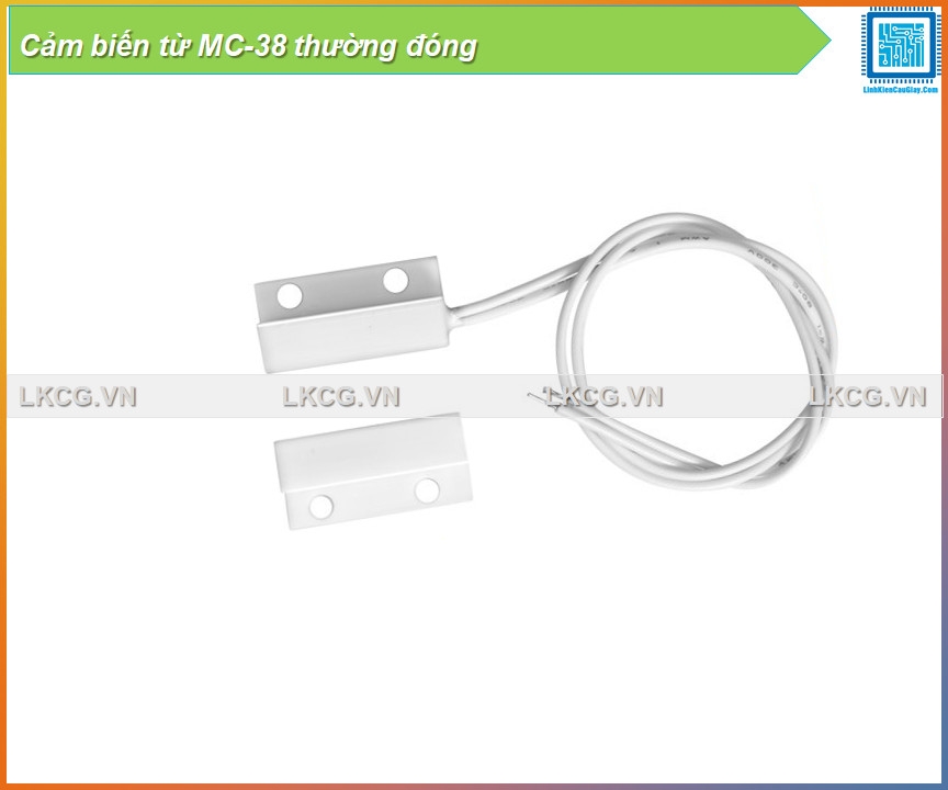 Cảm biến từ MC-38 thường đóng (cảm biến cửa sổ, báo động, báo trộm)