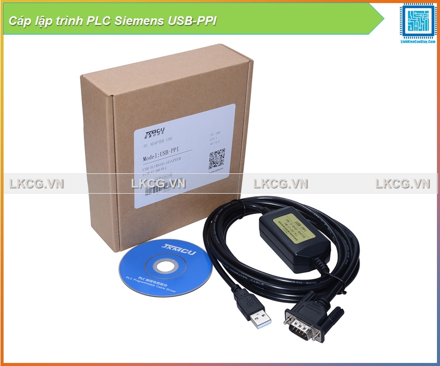 Cáp lập trình PLC Siemens USB-PPI