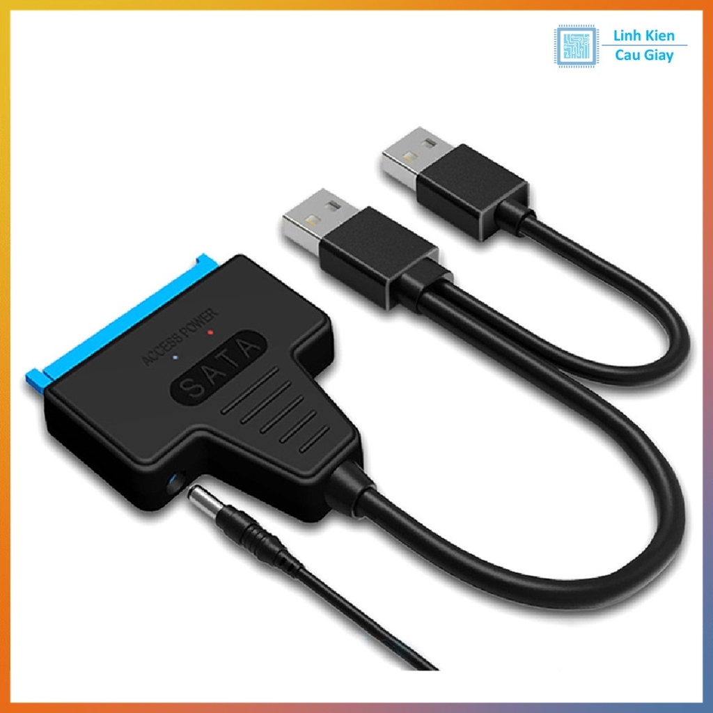 Cáp nối ổ cứng USB 3.0 to SATA3 2.5 inch và 3.5 inch – Hỗ trợ SSD và HDD tốc độ cao