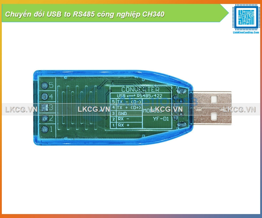 Chuyển đổi USB to RS485 công nghiệp CH340