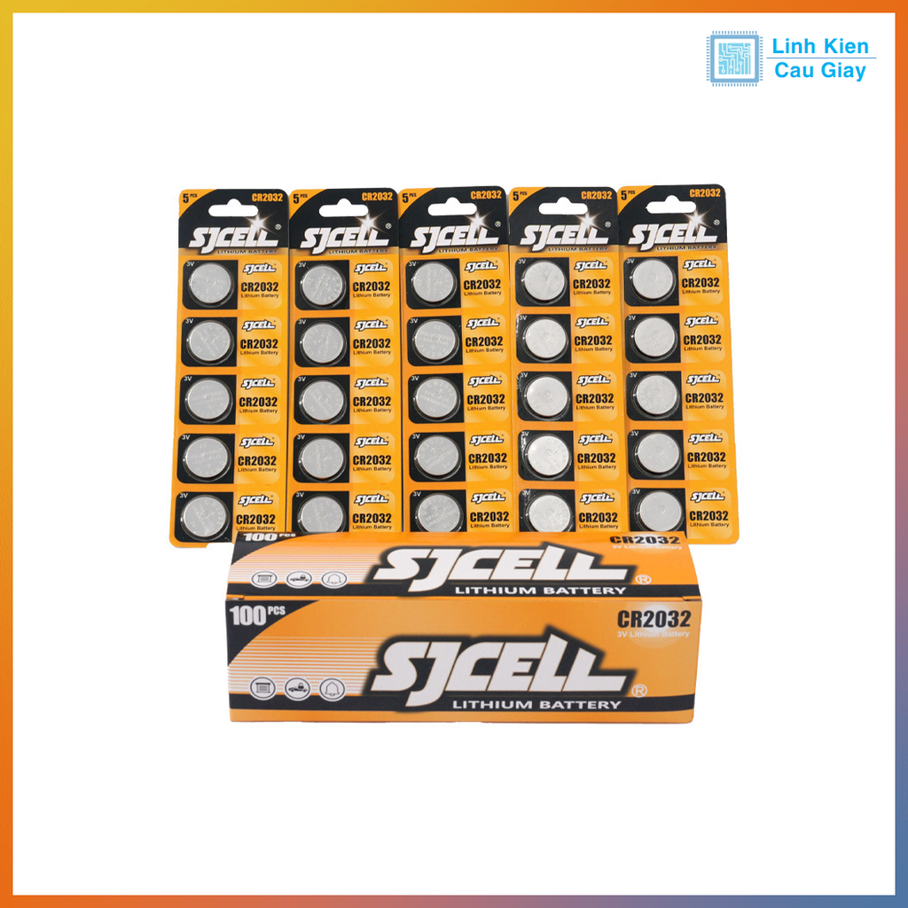Pin CR2032 Loại Vỉ (1 Viên)