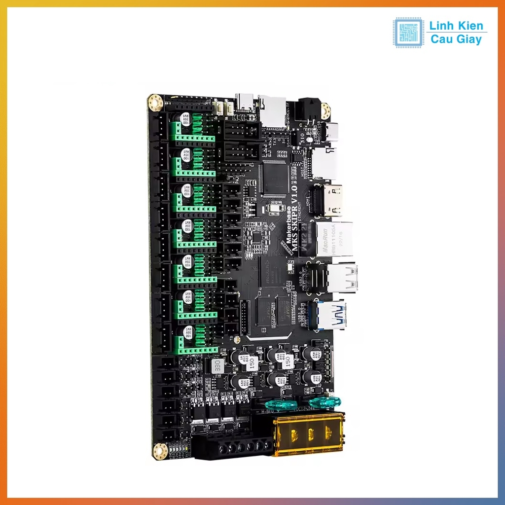 Combo bo mạch điều khiển máy in 3D MKS SKIPR 3D Klipper và màn hình MKS Pi TS3.5