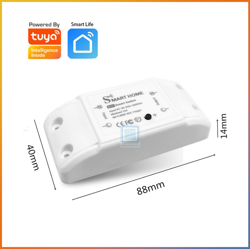 Công Tắc Thông Minh Wifi Hẹn Giờ Điều Khiển Từ Xa Tuya Basic 2200W Bản Quốc Tế