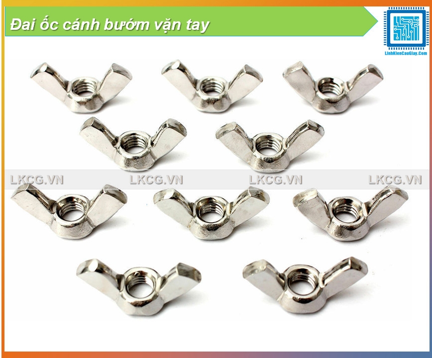 Đai ốc cánh bướm vặn tay