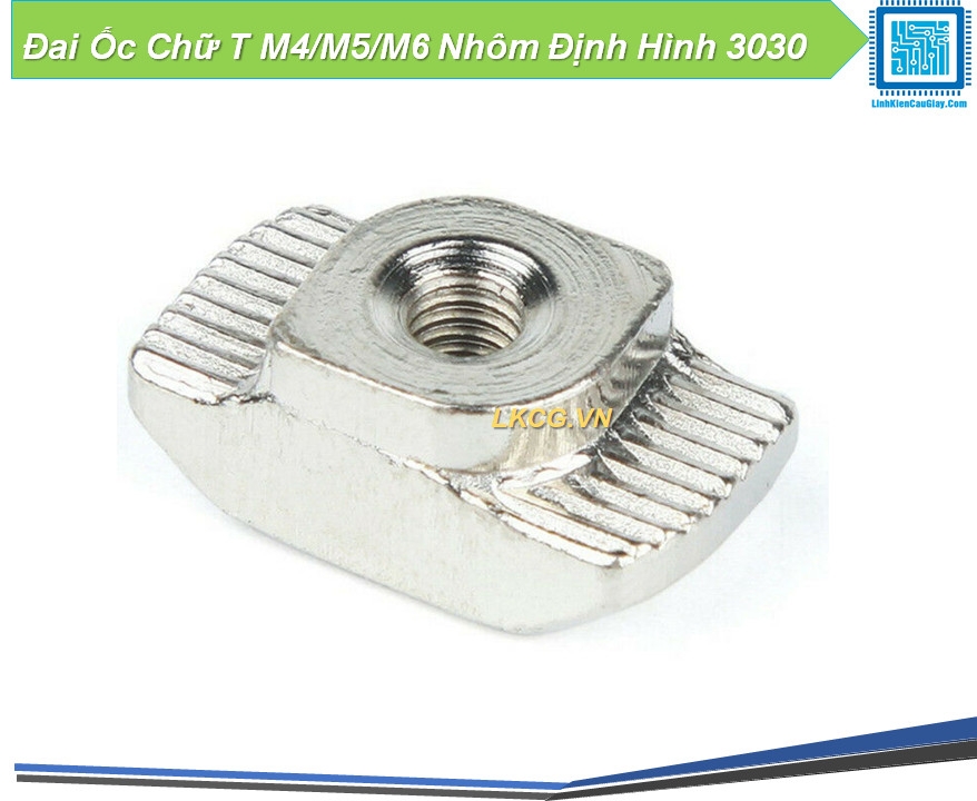 Đai Ốc Chữ T Nhôm Định Hình 3030