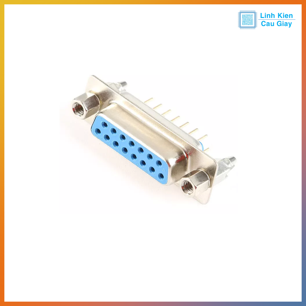 Đầu DB Đực Cái chân hàn thẳng DB9, DB15, DB25, DB37