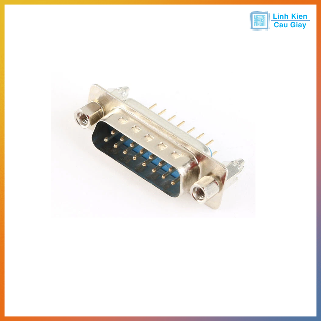 Đầu DB Đực Cái chân hàn thẳng DB9, DB15, DB25, DB37