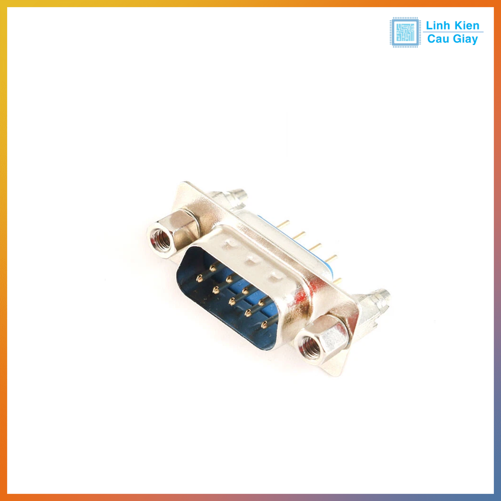 Đầu DB Đực Cái chân hàn thẳng DB9, DB15, DB25, DB37