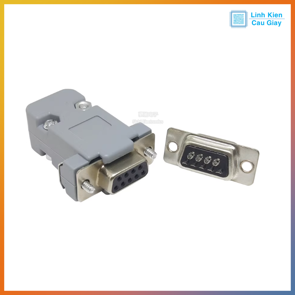 Đầu nối DB9 kèm vỏ nhựa