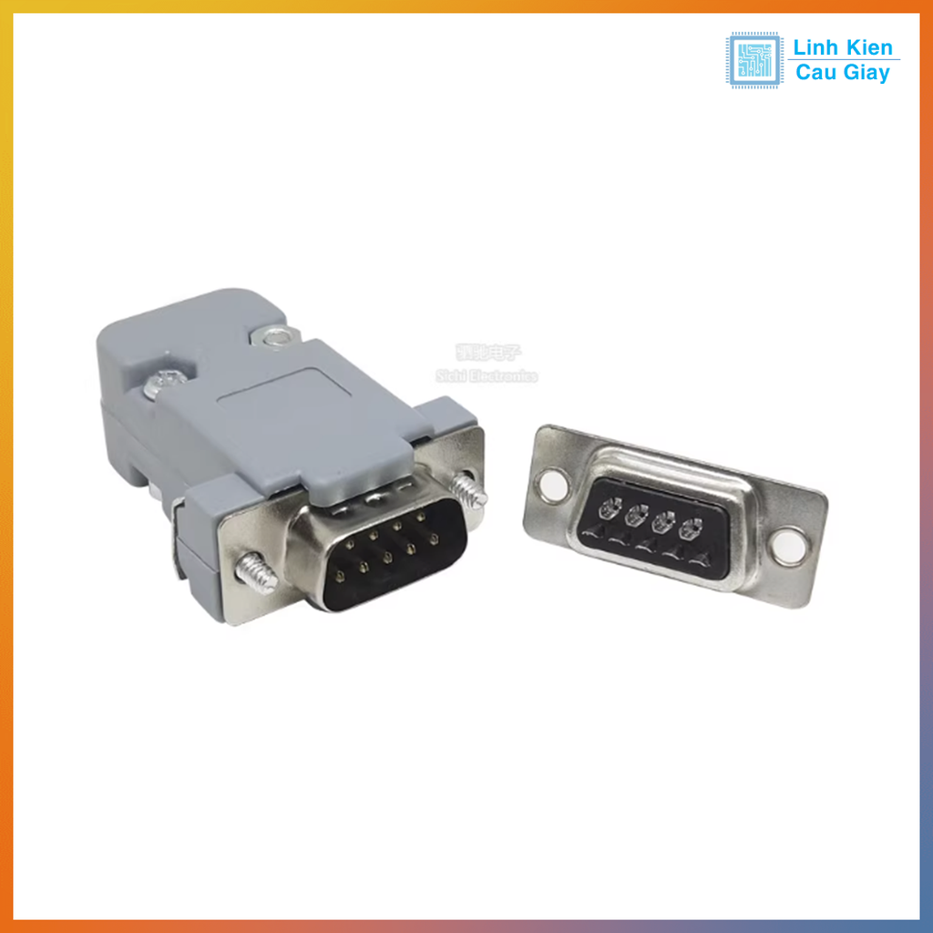 Đầu nối DB9 kèm vỏ nhựa