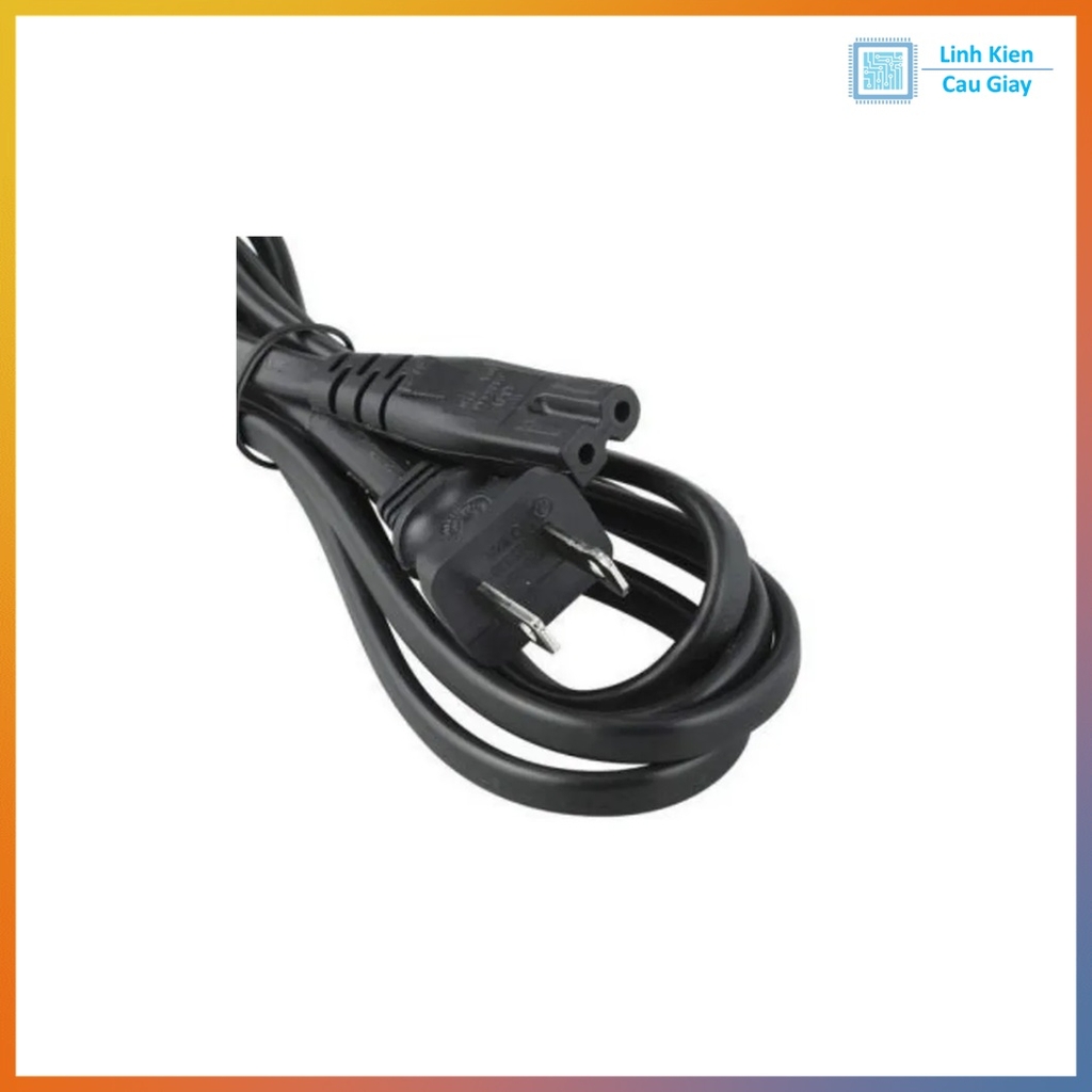 Dây nguồn AC 220v ra 2 chân dài 1.5 mét