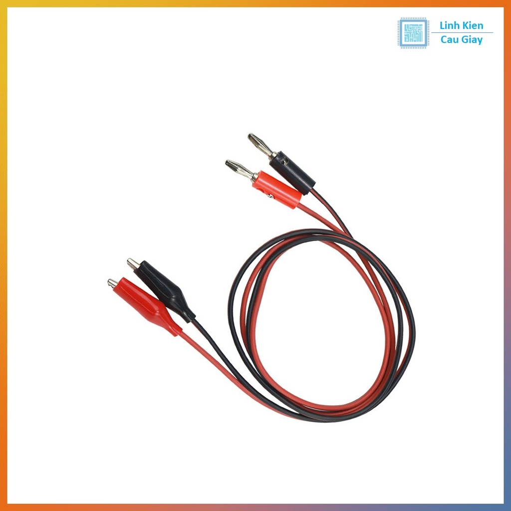 Dây nguồn kẹp cá sấu ra jack bắp chuối