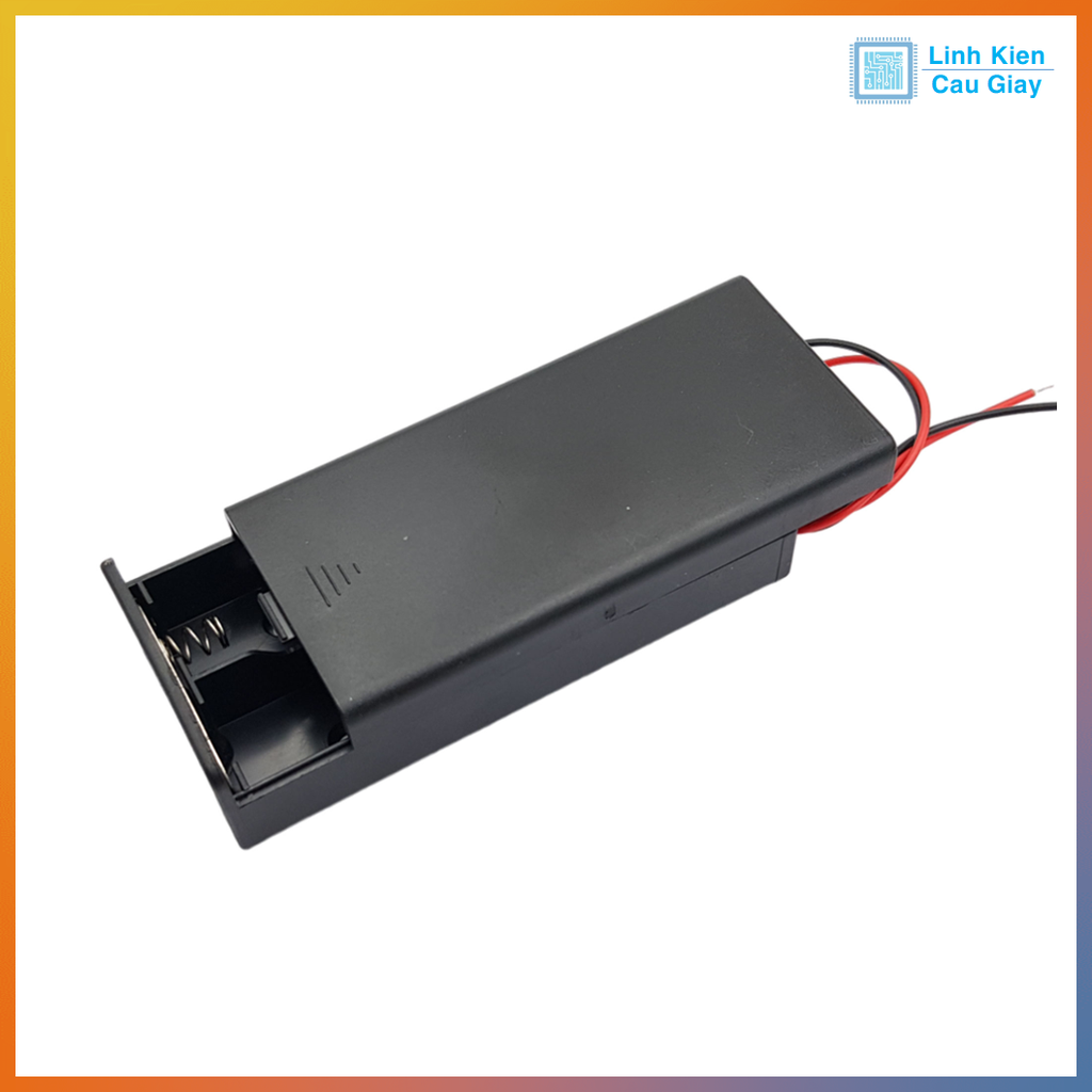 Đế Pin 18650 có nắp và công tắc