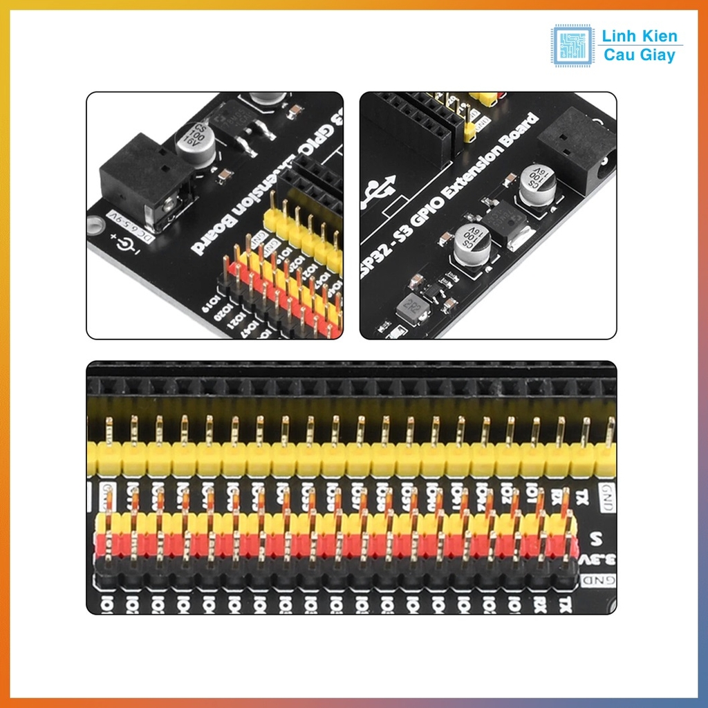 Đế ra chân ESP32 -S3 GPIO Extension V2