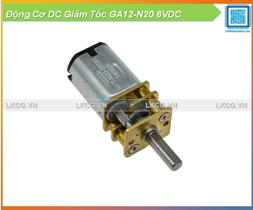 Động Cơ DC Giảm Tốc GA12-N20 6VDC