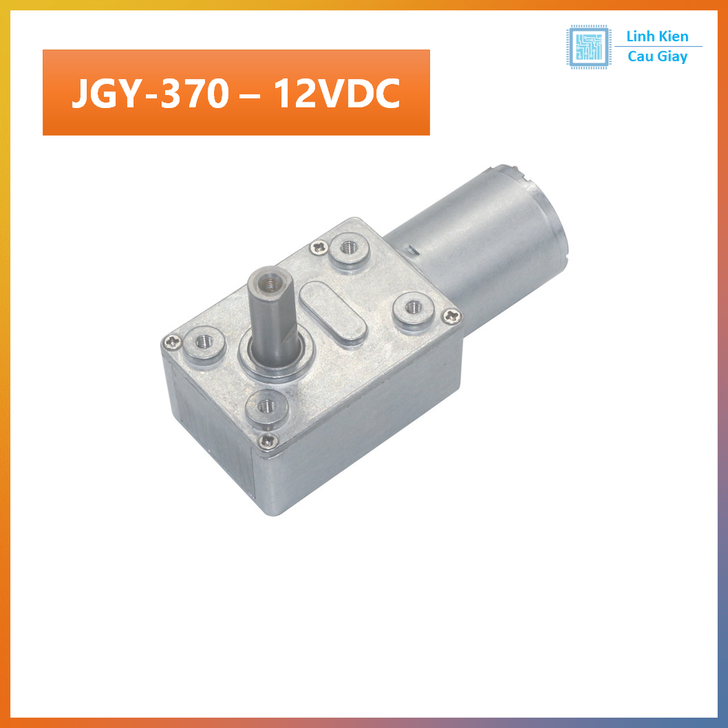Động cơ DC giảm tốc JGY-370 12VDC