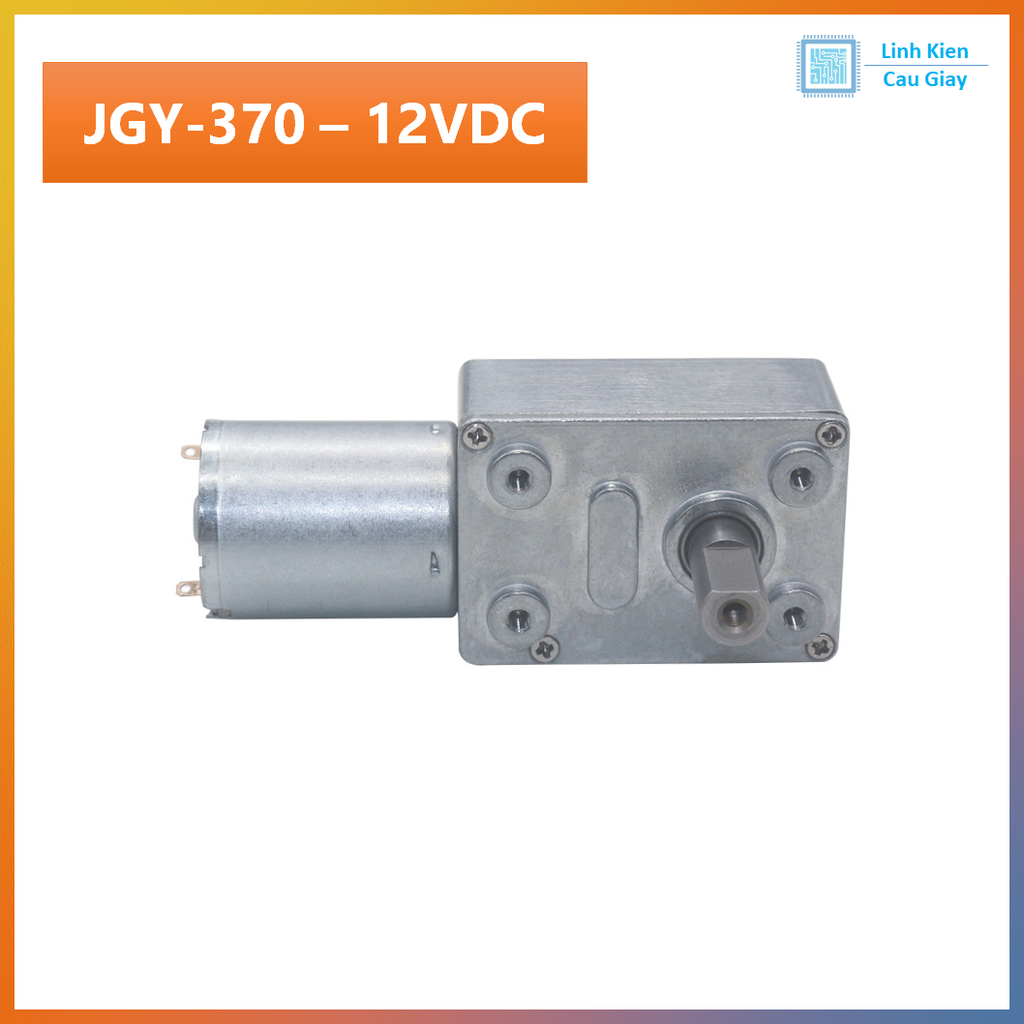 Động cơ DC giảm tốc JGY-370 12VDC