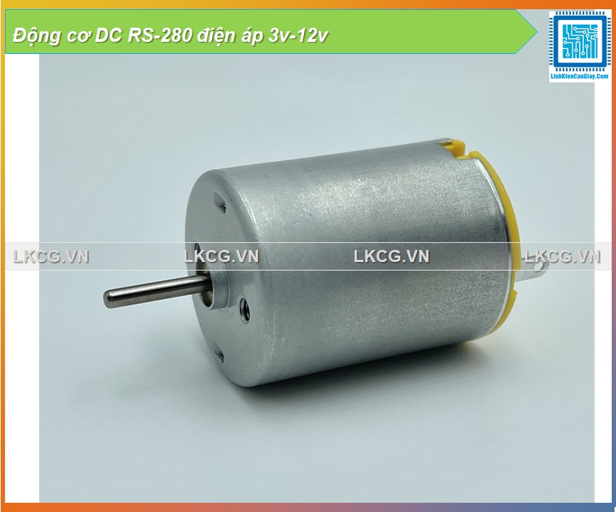 Động cơ DC RS-280 điện áp 3v-12v