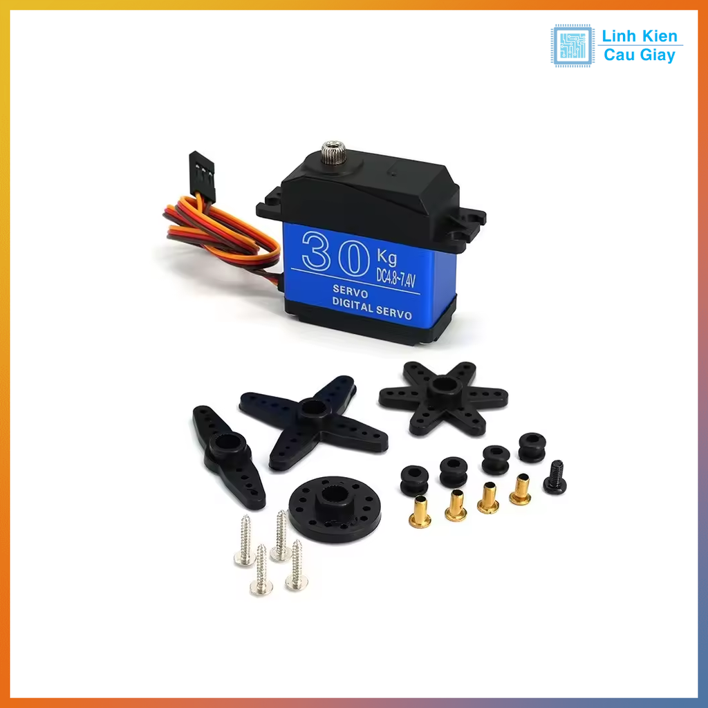 Động cơ Servo Digital 180 độ momen cao 20, 25, 30, 35Kg