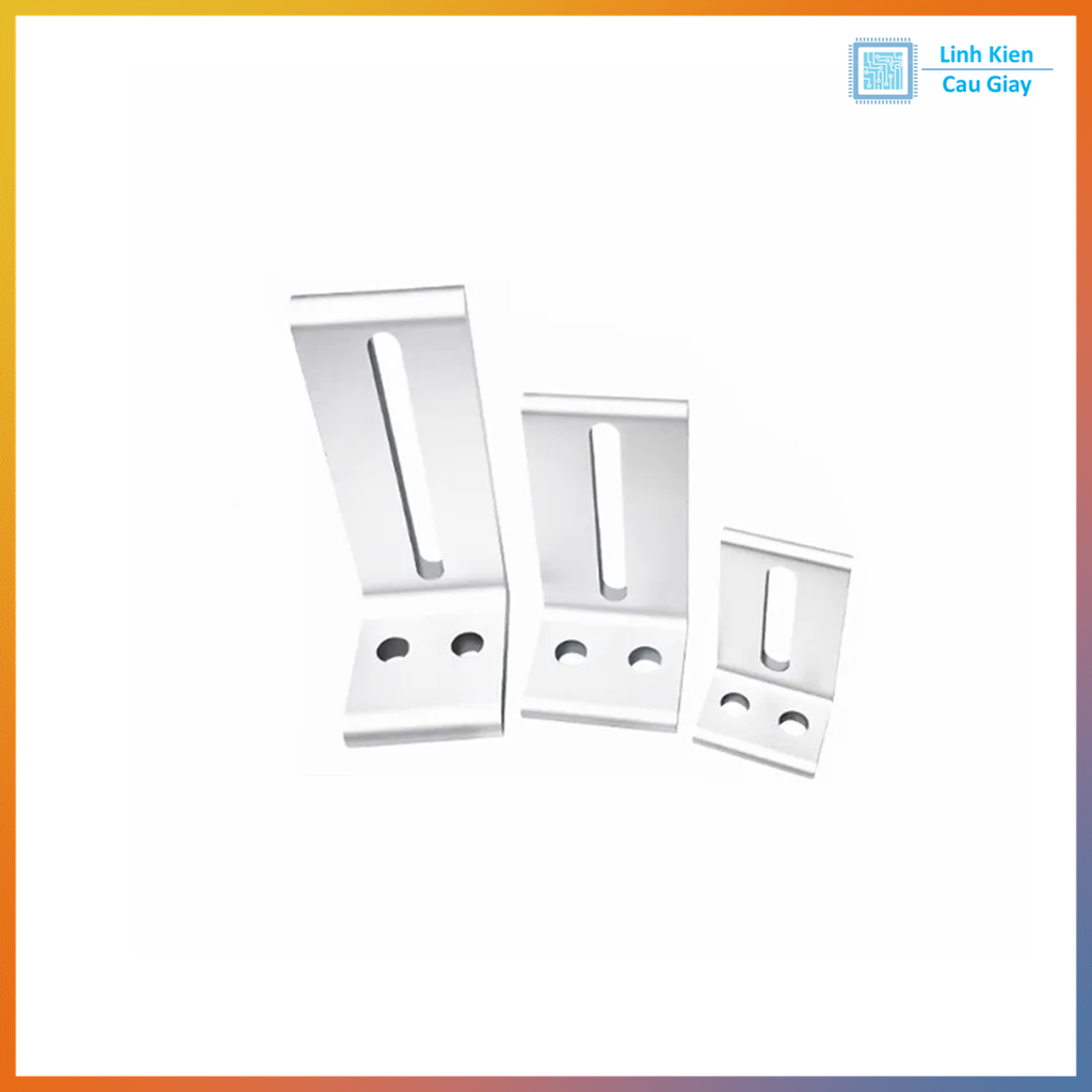 Gá đỡ chữ L nhôm định hình 2020, 3030, 4040
