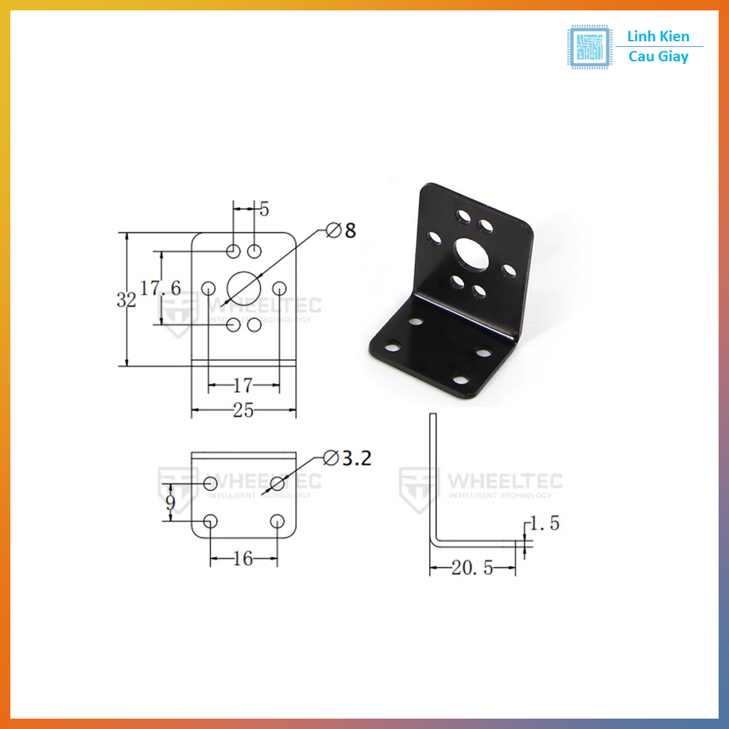 Gá động cơ TT, động cơ vàng bằng nhôm V2
