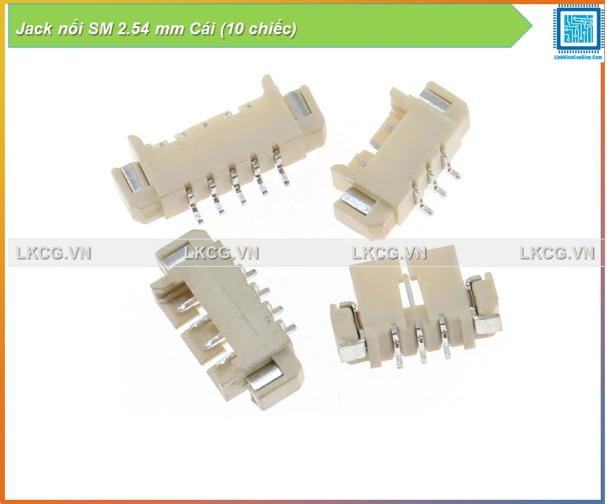 Header PH1.25 mm đực SMD (10 chiếc)