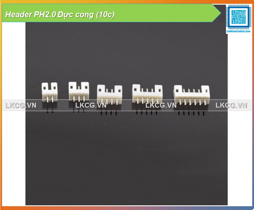 Header PH2.0 Đực thẳng (10c)